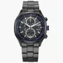 CITIZEN Eco-Drive kronografi ruostumaton teräs kello CA0438-52E 41 mm