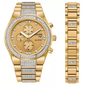 CITIZEN Eco-Drive kronografi ruostumaton teräs kello CA0752-66P 41 mm