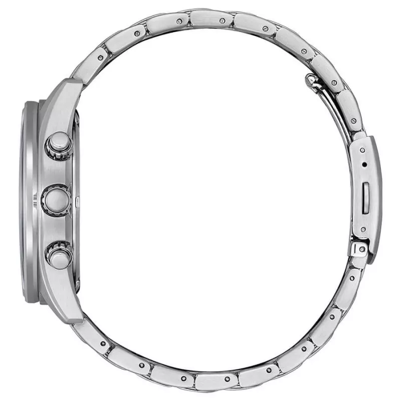 CITIZEN Eco-Drive kronografi kello CA0770-72X 43mm ruostumaton teräs vihreä kellotaulu miesten