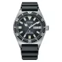 CITIZEN miesten automaattinen sukelluskello NY0120-01E 41mm musta kellotaulu musta kumiranneke