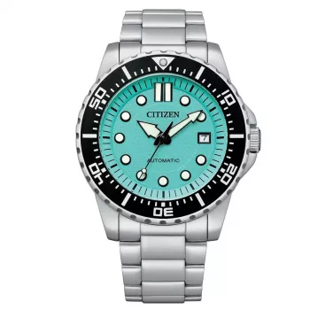 CITIZEN miesten automaattinen sukelluskello NJ0170-83Z 43mm oranssi kellotaulu ruostumaton teräs