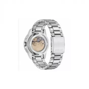 CITIZEN miesten automaattikello NJ0170-83X 43mm ruostumaton teräs vihreä kellotaulu