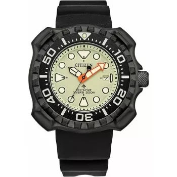 CITIZEN miesten Eco-Drive sukelluskello BN0227-25X 47 mm musta ionipinnoitettu ruostumaton teräs ja polyuretaaniranneke