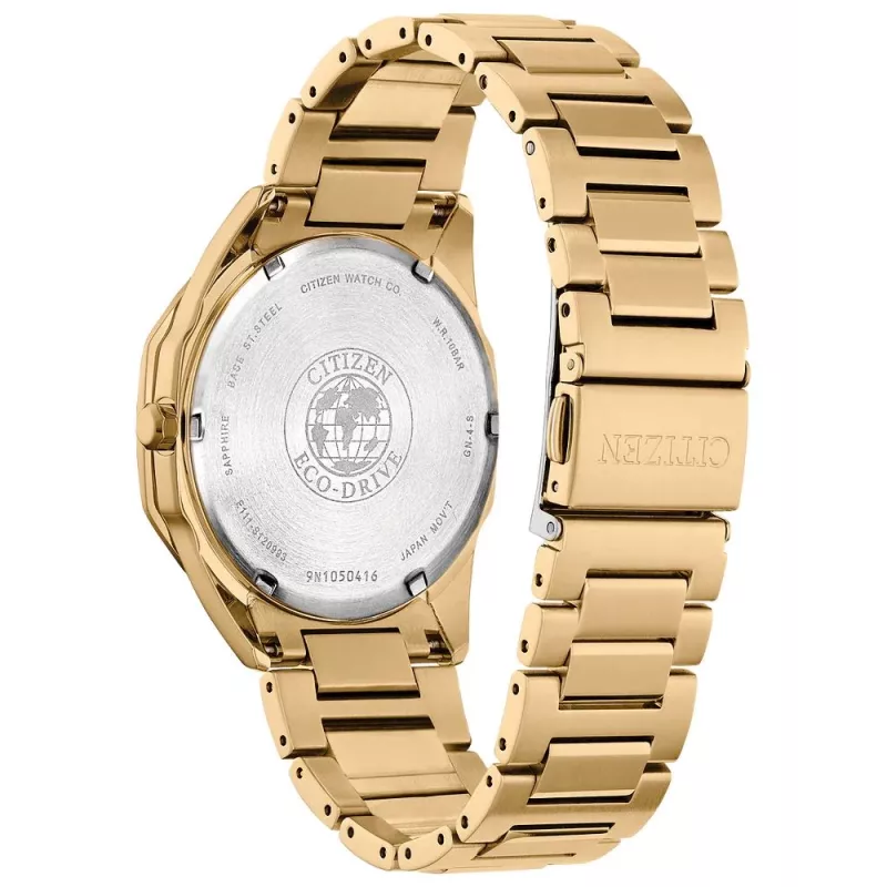 CITIZEN miesten Eco-Drive kello BM7582-56E 40 mm ruostumaton teräs musta kellotaulu