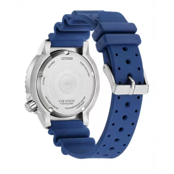 CITIZEN Promaster Diver Eco-Drive miesten kello BN0168-06L 44mm sininen kellotaulu sininen polyuretaaniranneke