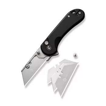 CIVIVI Elementum Utility Aluminum Black veitsi D2
