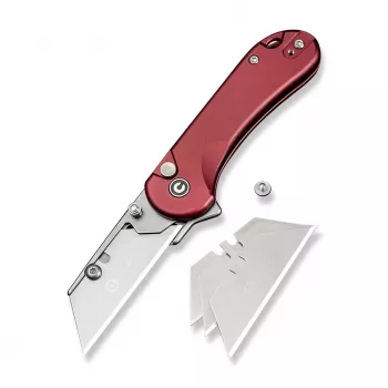 CIVIVI Elementum yleisveitsi alumiini Burgundy Nitro-V