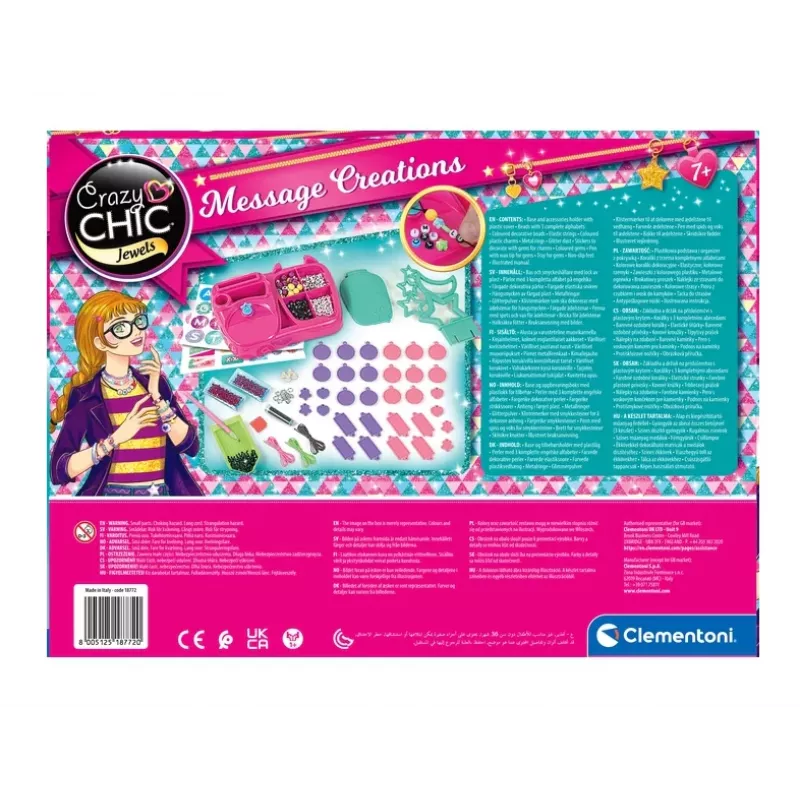 Clementoni Crazy Chic -kirjainkorutyöpaja 18772