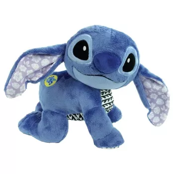 Clementoni Disney Baby Stitch We Crawl Together pehmolelu, sininen, 25 cm, syntymästä alkaen