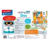 Clementoni DOC -oppimisrobotti lapsille, puolan kieli, yli 5-vuotiaille, STEM-ohjelmointilelu