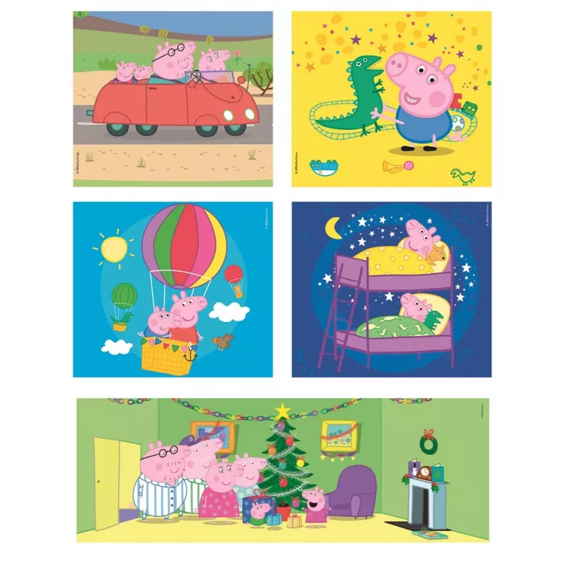 Clementoni palapeli 10-in-1 Super Color Peppa Pig 20271