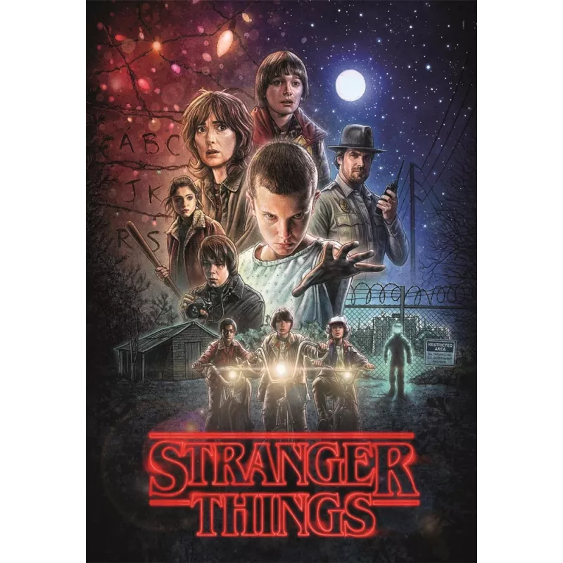 Clementoni palapeli 1000 Netflix Stranger Things Season 1 -juliste