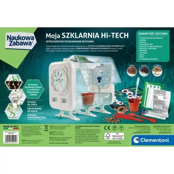 Clementoni Scientific Fun - High-Tech Greenhouse Lab: kasvitieteelliset kokeet