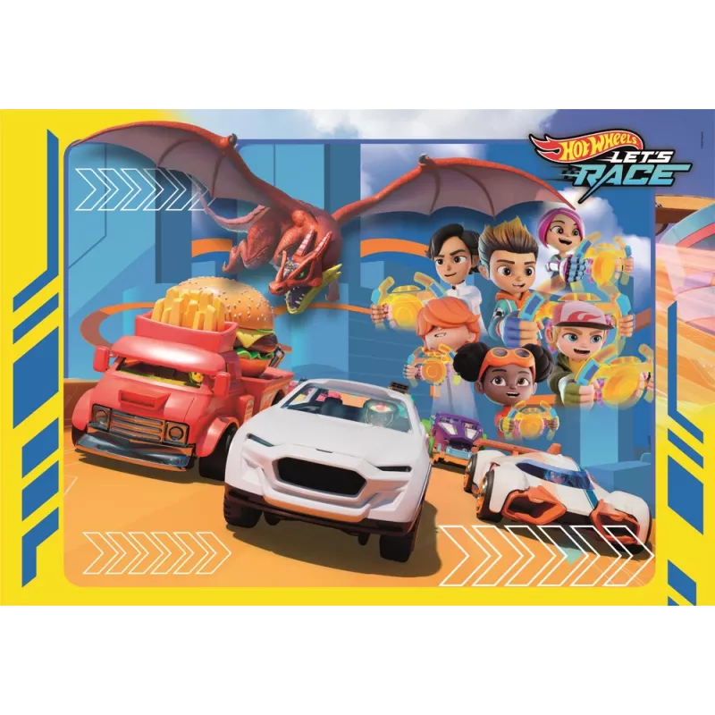Clementoni Super Color -palapeli 30 palaa Hot Wheels 20284