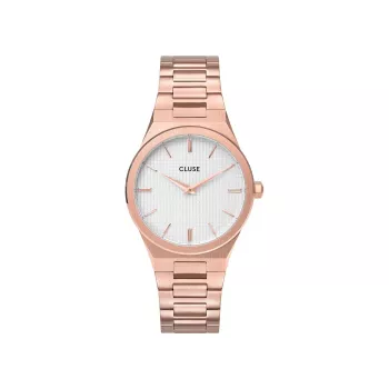 CLUSE Minuit naisten kello 33 mm rosekulta ruostumaton teräs mesh