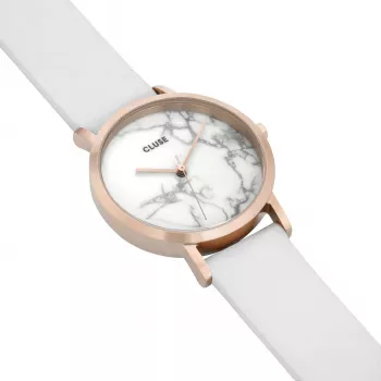 CLUSE Minuit naisten kello, kvartsi, 33 mm, ruusukulta, ruostumaton teräs, mesh-ranneke