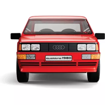 Cobi Audi Quattro 1980 punainen mittakaava 1:35