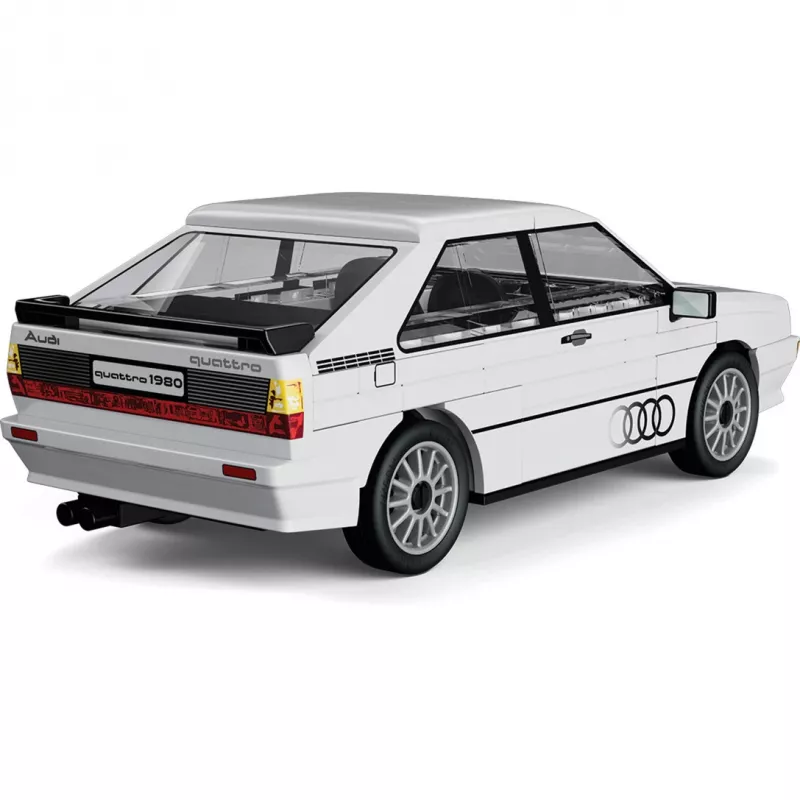 Cobi Audi Quattro 1980 valkoinen 1:35 mittakaava rakennuspalikkasarja