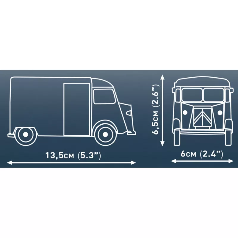 COBI Citroen Type H 1:35 rakennuspalikkasarja (246 osaa)