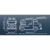 COBI Citroen Type H Pompiers (1:35 mittakaava) muovinen rakennussarja