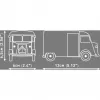 COBI Citroen Type H Service muovinen pienoismallirakennussarja 1:35