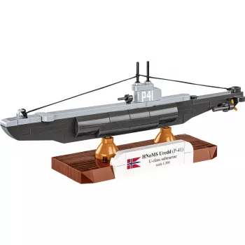 COBI HNoMS Uredd (P-41) U-luokan sukellusvene rakennussarja mittakaava 1:300