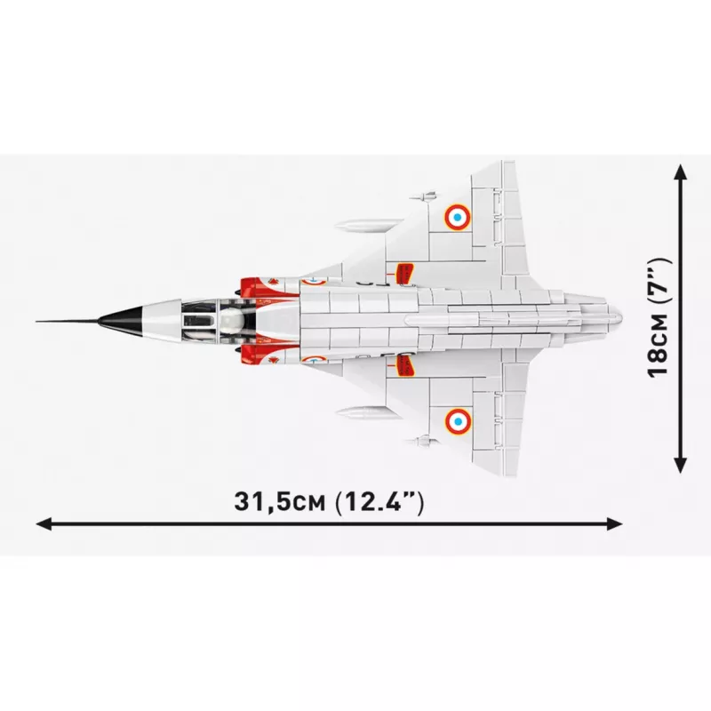 Cobi Mirage IIIC rakennussarja mittakaava 1:48 (560 osaa)