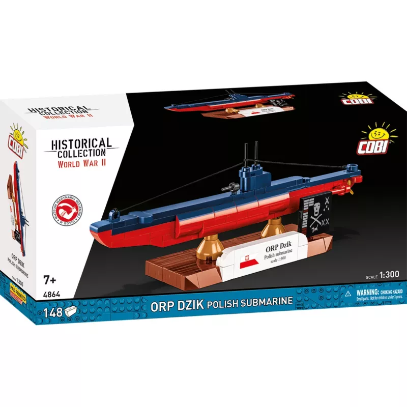 COBI ORP Dzik puolalainen sukellusvene (mittakaava 1:300)