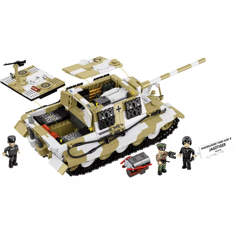 COBI Panzerjäger Tiger Ausf. B Jagdtiger rakennuspalikkasarja (1371 osaa)