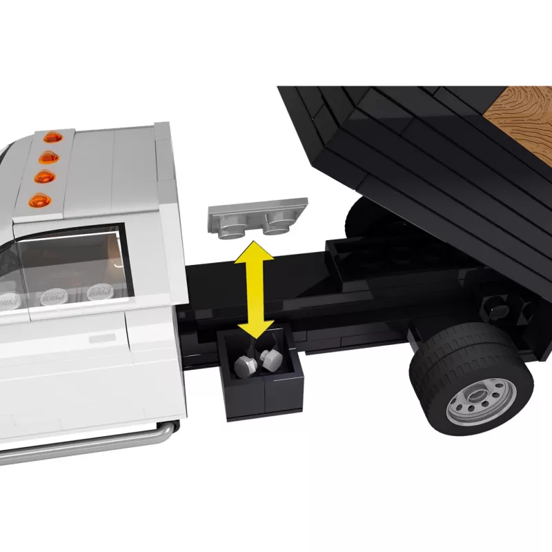 COBI RAM 3500 Dump Truck 1:35 mittakaava rakennuspalikkasarja