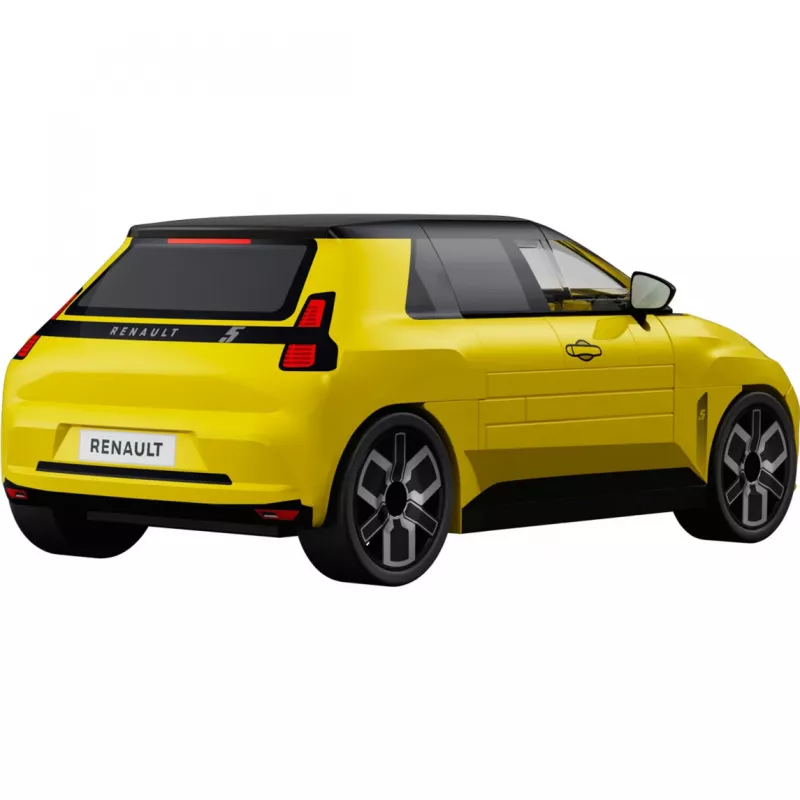 COBI Renault 5 E-Tech keltainen 1:35