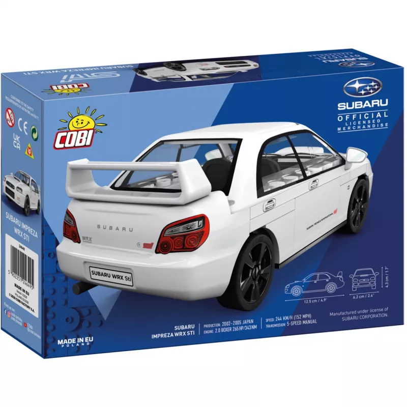 Cobi Subaru Impreza WRX STI rakennuspalikkasarja (mittakaava 1:35, 255 osaa)
