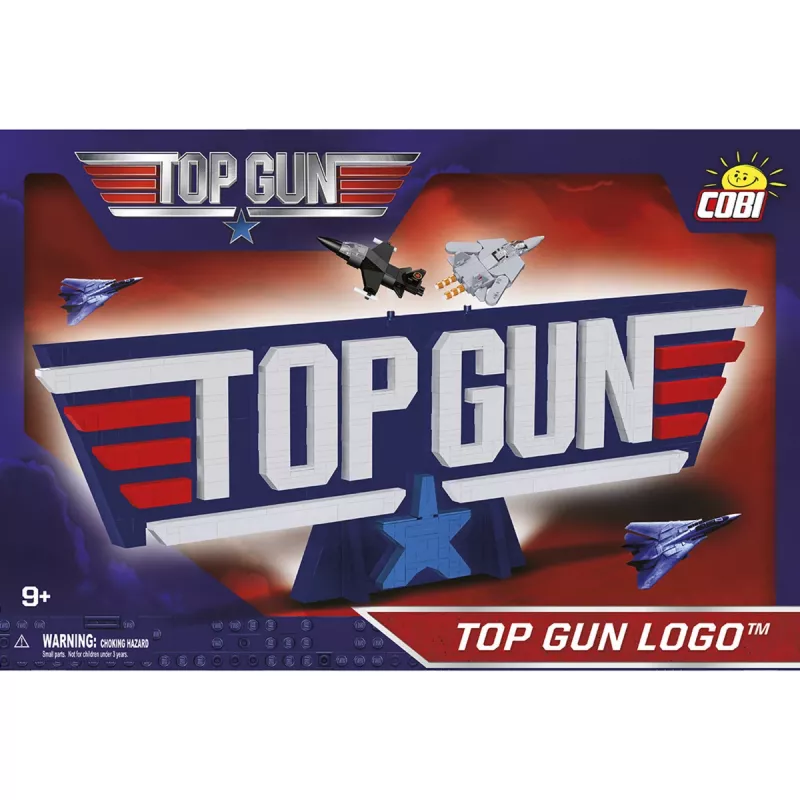 COBI Top Gun Logo F-14 Tomcat hävittäjälentokone rakennuspalikat 732 osaa