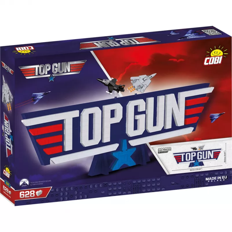 COBI Top Gun Logo F-14 Tomcat hävittäjälentokone rakennuspalikat 732 osaa
