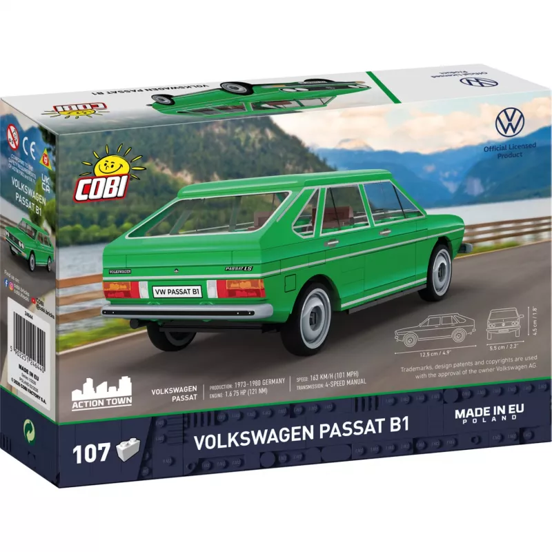 COBI Volkswagen Passat B1 (vihreä, mittakaava 1:35) rakennussarja