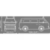 Cobi Volkswagen T3 Feuerwehr paloauto rakennuspalikkasarja (230 osaa)