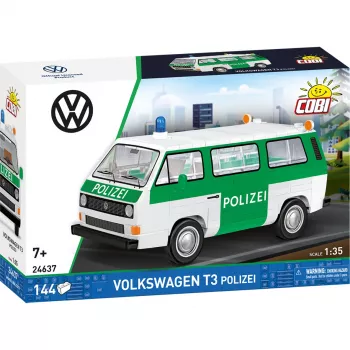 COBI Volkswagen T3 Polizei rakennuspalikkasarja mittakaava 1:35 225 osaa