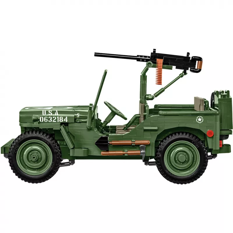 COBI Willys MB & Trailer Executive Edition rakennuspalikkasarja (400 osaa)