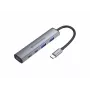 Conceptronic 4-in-1 USB-C-keskitin/telakka 2x USB-C, 2x USB-A ja 100W PD - harmaa