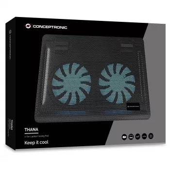 Conceptronic CNBCOOLPAD2F kannettavan tietokoneen jäähdytysalusta 39,6 cm (15,6