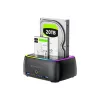 Conceptronic DONN36B 2-paikkainen SATA HDD/SSD-telakka, USB 3.0, 2x USB-A, musta