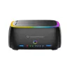 Conceptronic DONN36B 2-paikkainen SATA HDD/SSD-telakka, USB 3.0, 2x USB-A, musta