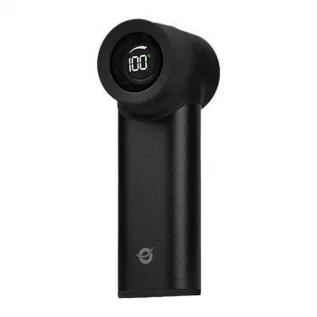 Conceptronic Turbo Käsituuletin, USB-C - USB-A, alumiini, 5V, musta