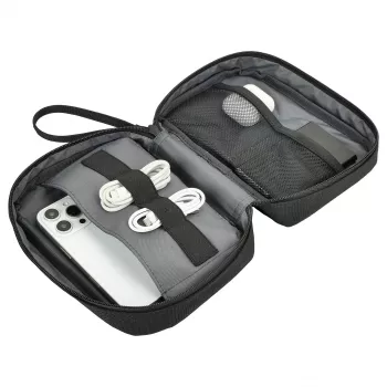 CONCEPTRONIC UMBRIX01B Tech-lisävarusteiden järjestäjälaukku musta