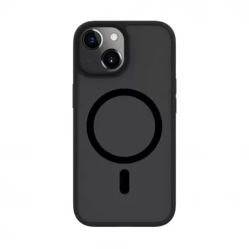 Connect Apple iPhone 15 hybridikotelo magneetilla, PC+TPU, musta