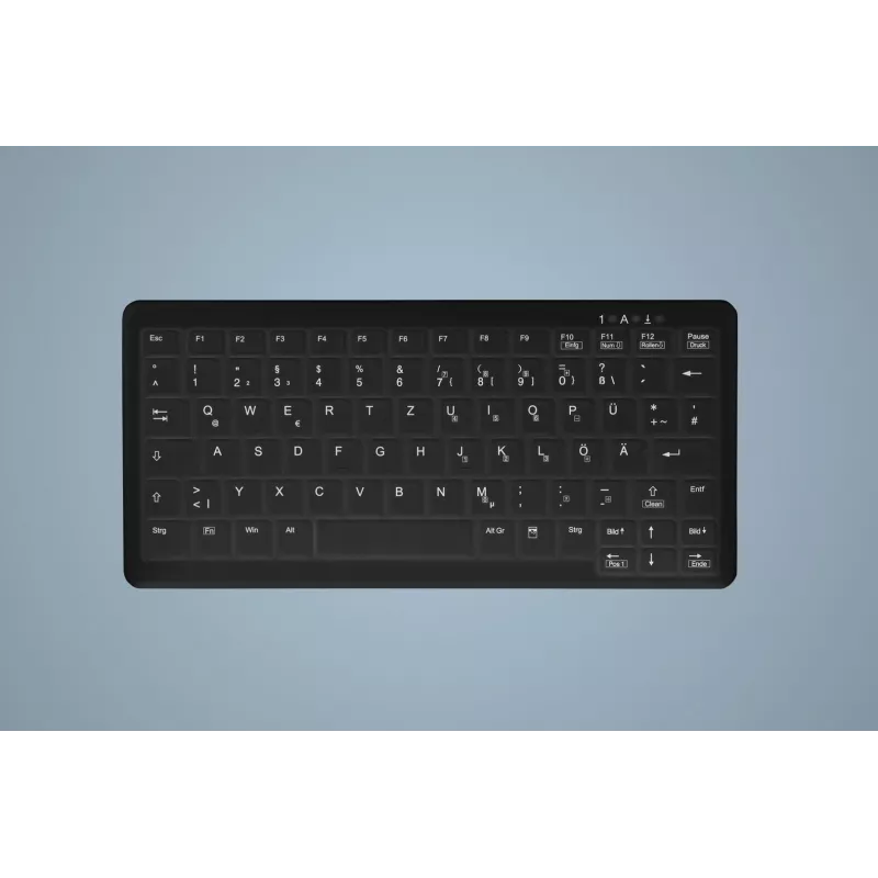 CHERRY AKTIVE KEY Hygiene Mini Notebook Style Keyboard Seale - US - musta (AK-C4110F-U1-B/US)