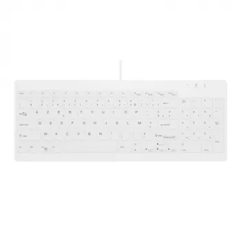 Contour ACTIVE KEY Hygiene Compact Ultraflat johdollinen USB-näppäimistö musta (AK-C7012F-UVS-W/FR)