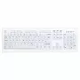 CONTOUR DESIGN Active Key AK-C8100 täysikokoinen langaton näppäimistö (RF 2,4 GHz, kalvo, valkoinen, QWERTZ)