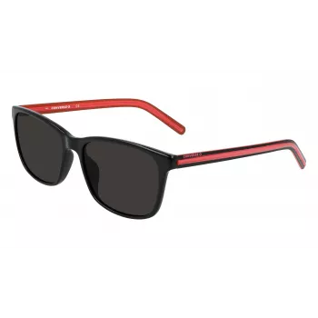 CONVERSE naisten aurinkolasit CV506SCHUCK01 - musta kehys, harmaat linssit, 57 mm