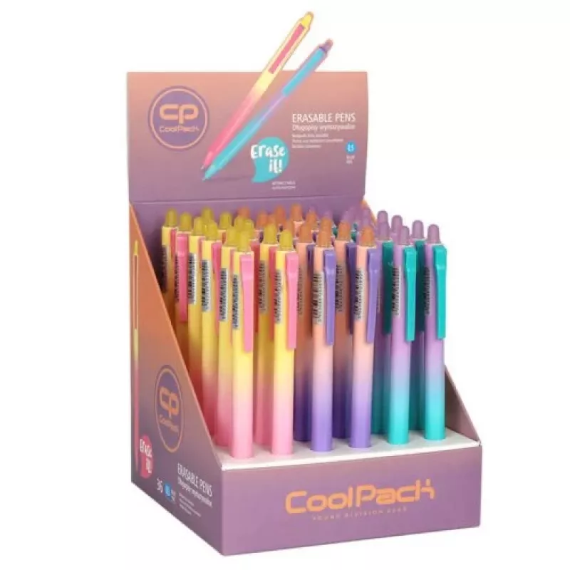 COOLPACK Gradient Light retractable pyyhittävä kynä 0,5 mm musta muste